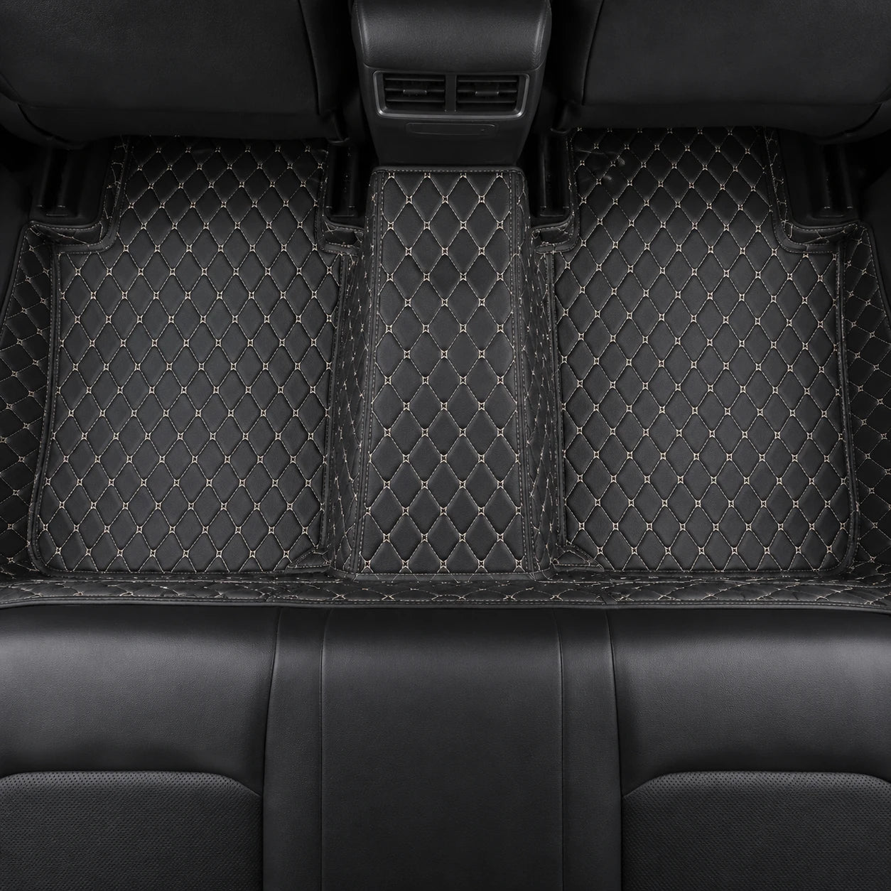 All Black Custom Car Mats