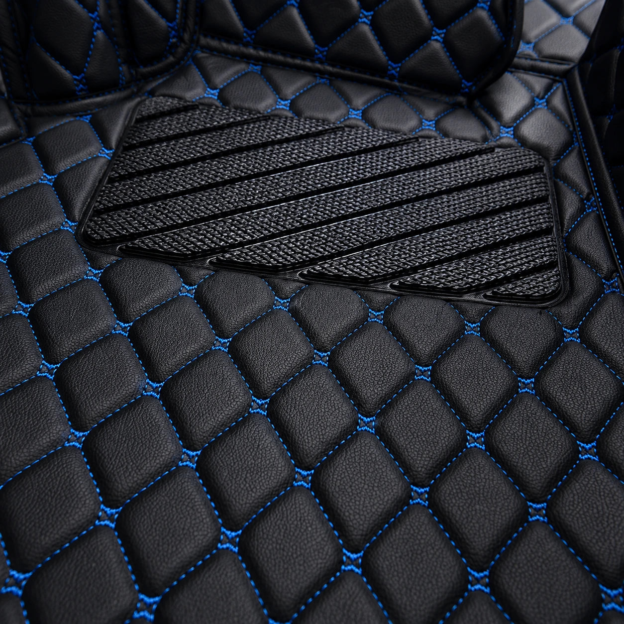 Black & Blue Custom Car Mats