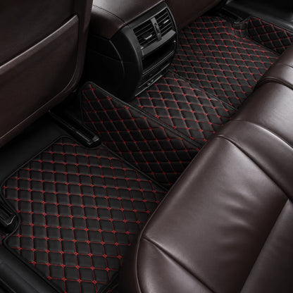 Black & Red Custom Car Mats