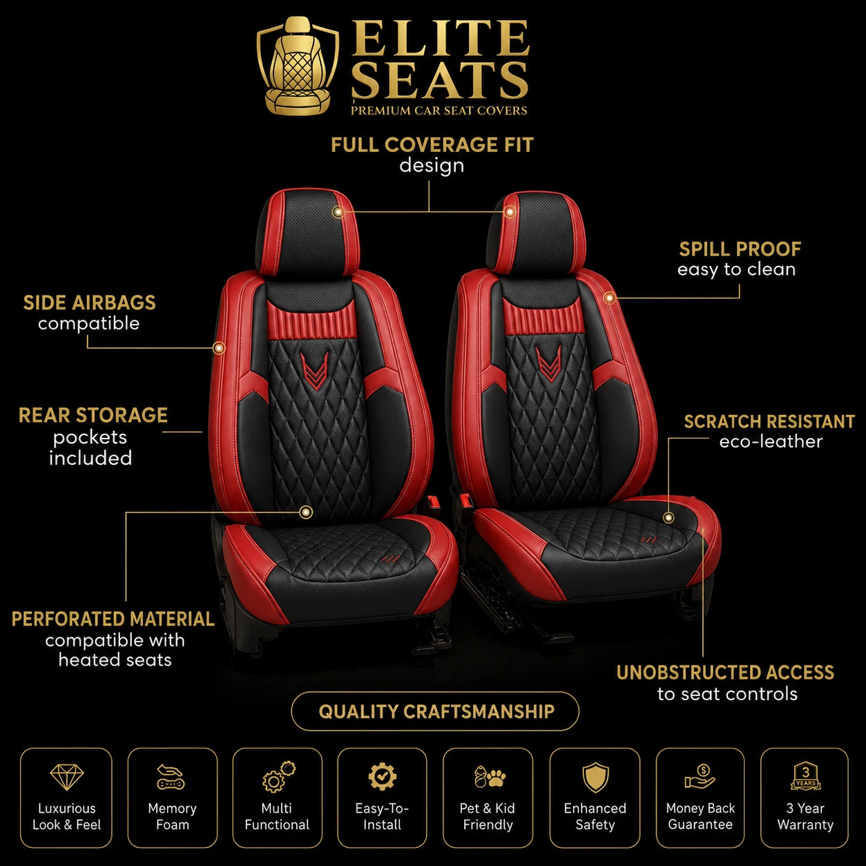 Elite™ Luxury Seat Cover