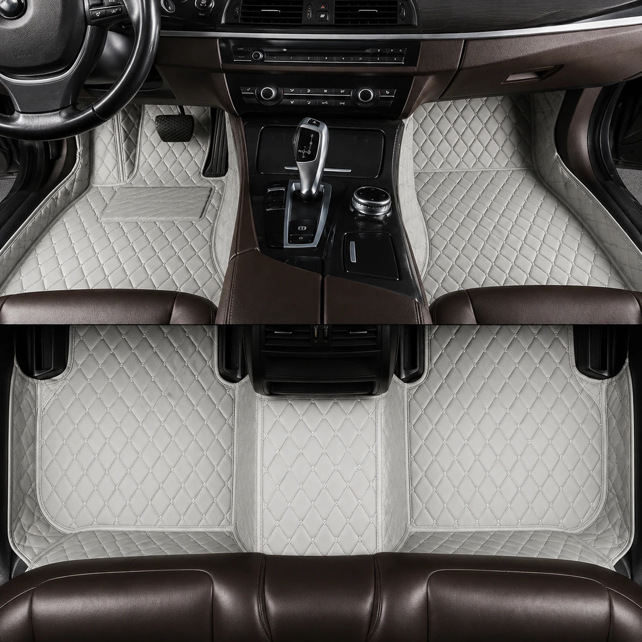 Gray Custom Car Mats