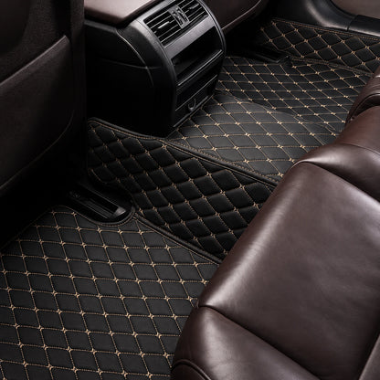 Black & Beige Custom Car Mats