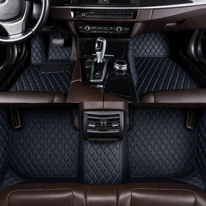 Black & Blue Custom Car Mats