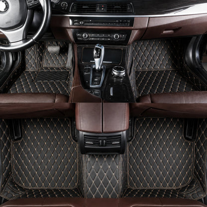 Black & Beige Custom Car Mats