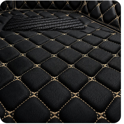 Black & Beige Custom Car Mats