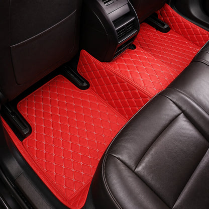 Red Custom Car Mats